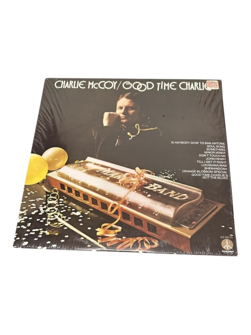 Vintage Charlie McCoy Vinyl LP Time 1973 Monument Country Black Canada
